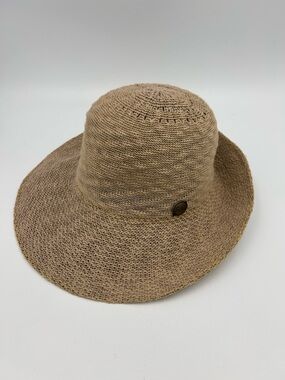 Shihreen Fedora Wide Brim Women’s Sun Hat - Tan